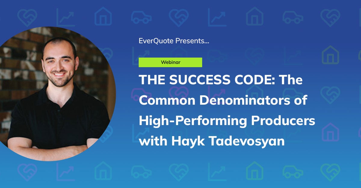 THE SUCCESS CODE: The Common Denominators of High-Performing Producers with Hayk Tadevosyan (hosted by Chandler Hahn)