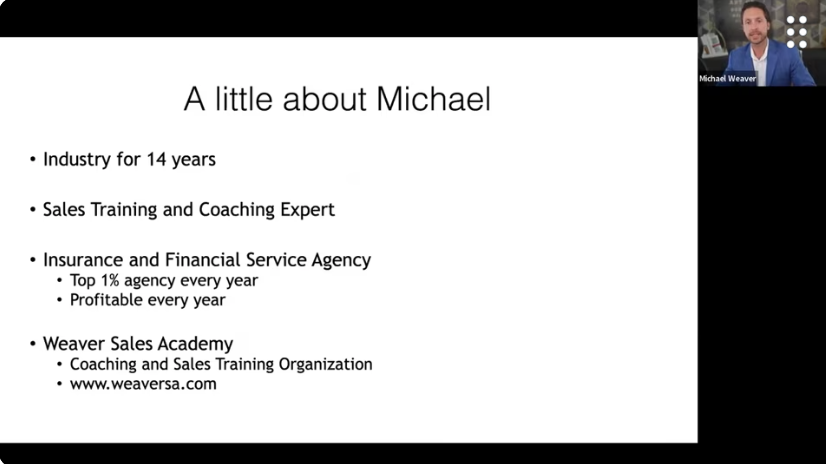 Strategies, Word Tracks, Pivots and Daily Activities to 2X Your Life Insurance Sales with Michael Weaver