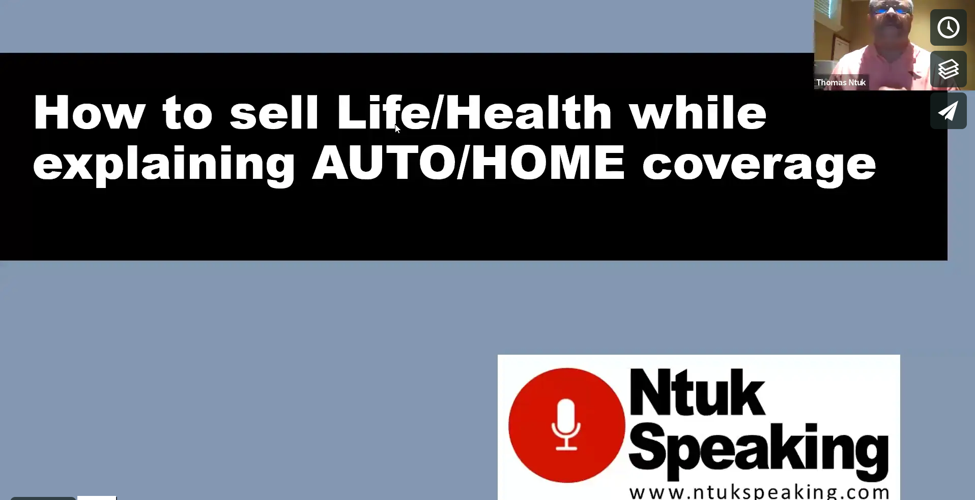 How to Sell Life/Health Insurance While Explaining AUTO/HOME Coverages with Thomas Ntuk