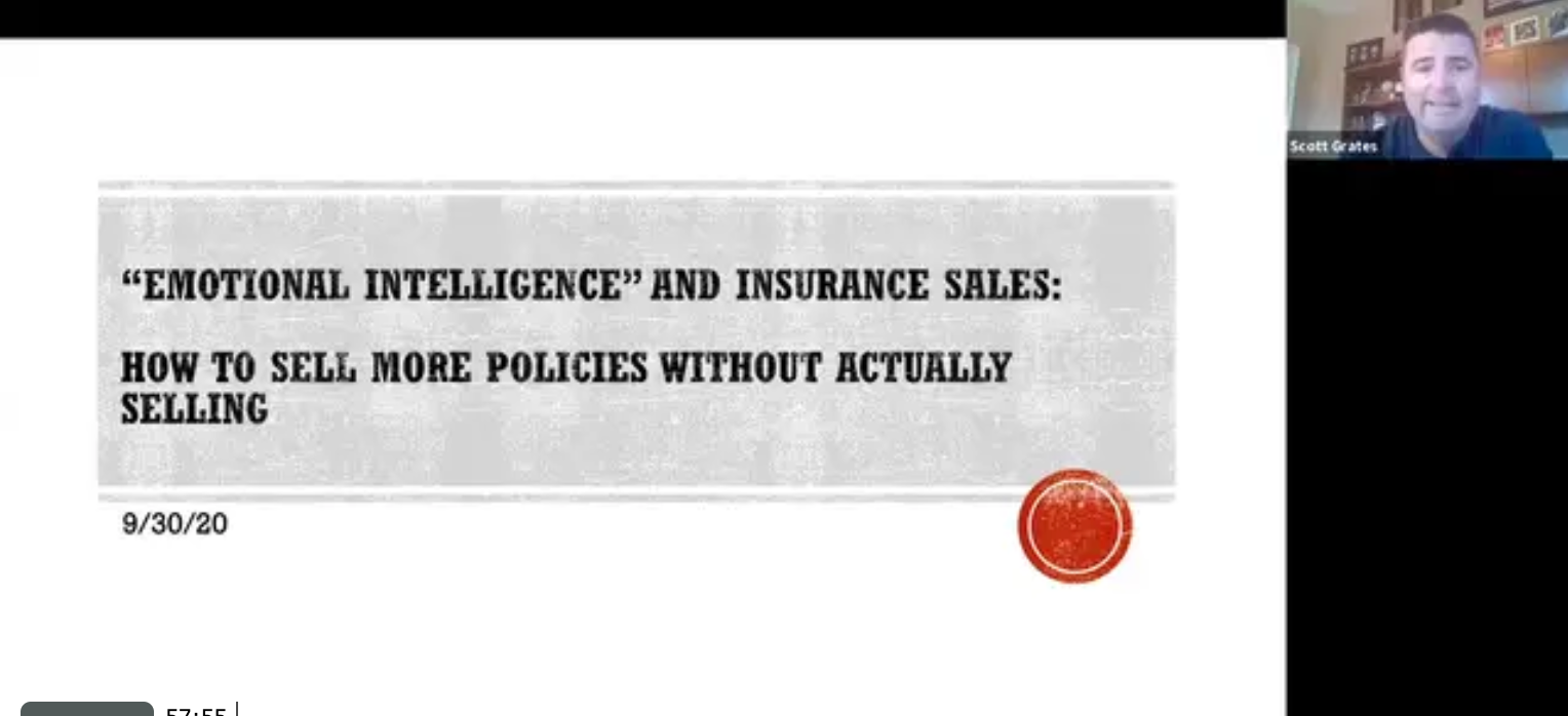 Emotional Intelligence and Insurance Sales: How to Sell More Policies Without Actually Selling with Scott Grates