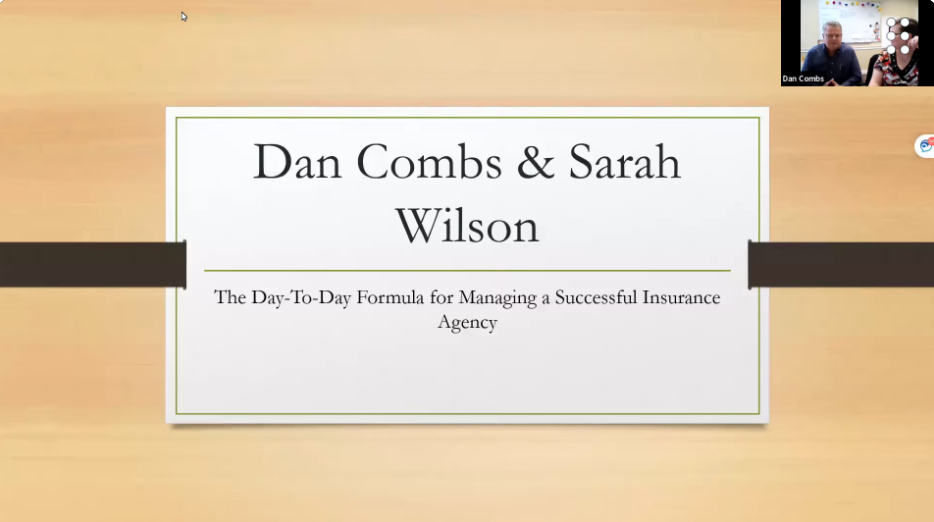 The Day-to-Day Formula for Managing a Successful Insurance Agency with Dan Combs