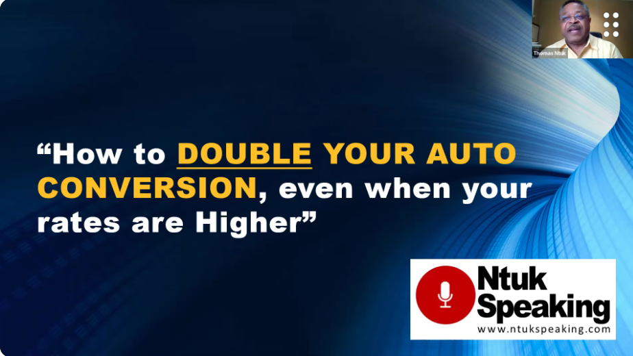 How to Double Your Auto Conversion (Even When Your Rates Are Higher) with Thomas Ntuk